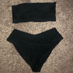 Zaful Swim - BLACK HIGH WASTED SWIMSUIT Zaful Swim - BLACK HIGH WASTED SWIMSUIT